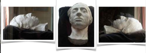 Mortuary Mask of Frédéric Chopin, made by Jean-Baptiste August Clésinger