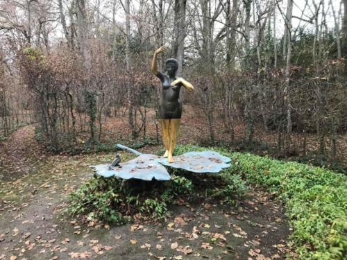 Statue of Corambé by Françoise Vergier, George Sand’s garden