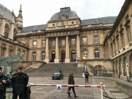 The steps to the Palais de Justice